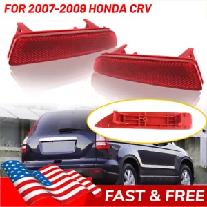 Rear Bumper Reflector Light Driver/Passenger Side Fits 2007 2008 2009 Honda CRV - Picture 1 of 13