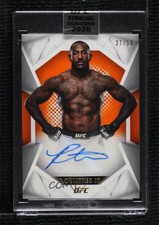 2020 Topps UFC Striking Signatures Silver /25 Khalil Rountree Jr #STS-KR Auto