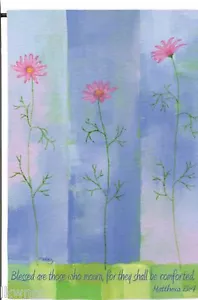 "EVERGREEN" WILDLEDER ROSA KOSMOS GARTEN MINI FLAGGE kostenloser Versand - Bild 1 von 1