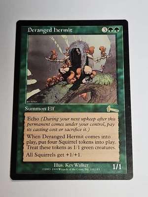 MTG DERANGED HERMIT LP Urza's Legacy 101/143 Magic The Gathering  - Image 1 of 2