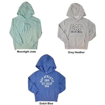 Gap Kids Hooded Kangaroo Pocket Soft French Terry Cozy Warm Sweatshirt - Image 1 of 2