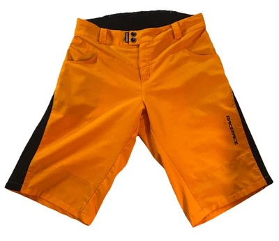 Pantalones cortos de ciclismo Race Face para hombre, talla mediana, W32, naranja, modelo Ruxton corto de bicicleta Foto 1 de 4