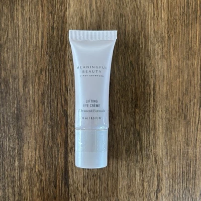 Crema lifting de ojos Meaningful Beauty fórmula avanzada sellada 0,5 fl. oz. - Nuevo Foto 1 de 2
