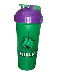 Marvel Incredible Hulk Perfect Shaker Plastic Blending 24oz Drink Cup Preworkout - Picture 1 of 5