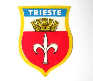 Trieste Patch Vintage Italy Souvenir Printed Shield Sew On - Picture 1 of 7