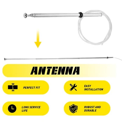 Power Antenna Mast Replacement For 1992-00 Lexus SC300 SC400 SC430 86337-24181 - Image 1 of 4