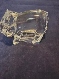 Walt Disney Lenox Crystal Figurine Winnie The Pooh NEERLY CHEERL EEYOR - Picture 1 of 10