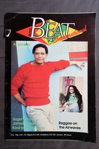BLACK BEAT INTERNATIONAL Jan 1985 ~ Al Jarreau ~ Sugar Minott ~ Reggae! - Picture 1 of 24