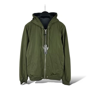 NWT! Diesel Reversible Full Zip Hooded Jacket Teflon Protected Men’s Size S - Picture 1 of 19