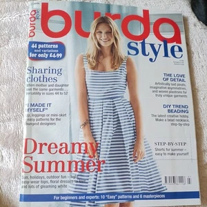 BURDA Style Magazine July 2016 - Uncut Sewing Patterns Fashion Dressmaking B65 - Picture 1 of 6