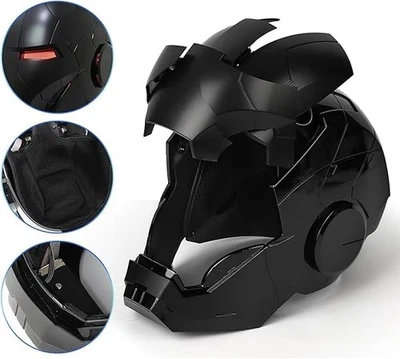 Iron Man Full Black MK5 Helm Autoking Vollautomatisch Voicecontrol Fernbedienung - Bild 1 von 4