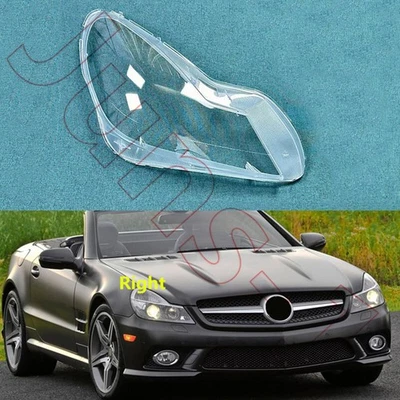 Nueva cubierta de lente de faro derecho + pegamento para Mercedes R230 SL500 SL550 SL600 08-12 Foto 1 de 4