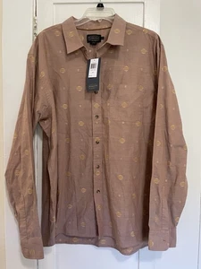 Pendleton Men’s Long Sleeve Aztec Design Brown Button Shirt Xxl - Picture 1 of 6