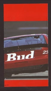 1995 Winston Cup Ken Schrader NASCAR Auto Racing Schedule Budweiser - Picture 1 of 1