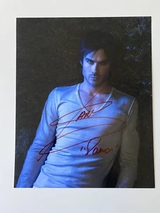 IAN SOMERHALDER autografo firmato di persona 20x25 cm Vampire Diaries - Foto 1 di 1