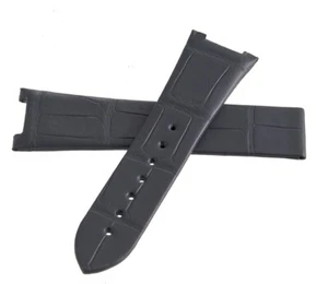 Omega 24mm x 18mm Navy Blue Leather Watch Band Strap CUZ011245 JIA  - Picture 1 of 3