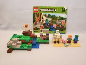 LEGO Minecraft #21123 El Golem de Hierro - Completo, Todas las Minifiguras, Instrucciones, Sin Caja - Imagen 1 de 6