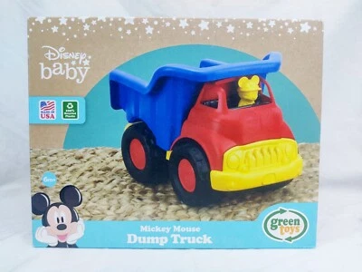 Disney Baby Mickey Mouse Dump Truck Green Toys 6m+ Toy Gift - Image 1 of 3