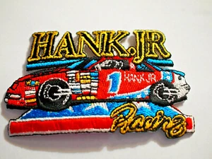 Hank Jr Race Car Driver Nascar Stock Car Racing Patch _ Vintage Patch - Picture 1 of 3