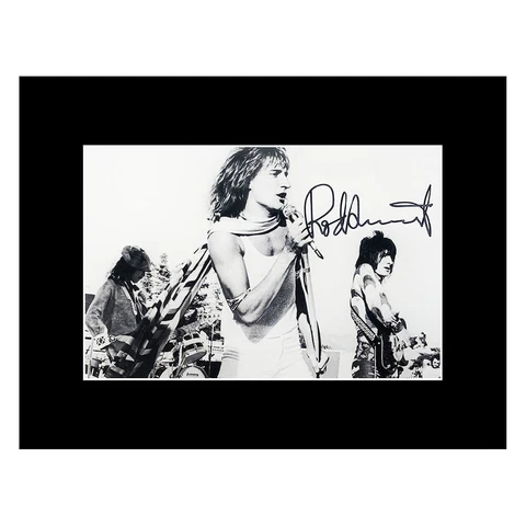 Rod Stewart Signed Photo Display - Music Icon Autograph +COA Cover