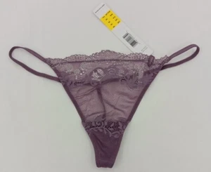 DKNY Woman's G-String Underwear Lace & Purple Medium 3 Pairs Style 576111 AC7 - Picture 1 of 5