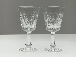 "Juego de 2 copas de cristal de vino de agua Waterford Kinsale transparentes 6,75""" - Imagen 1 de 6