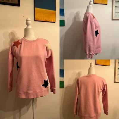 Sudadera Hanna Andersson Rosa Brezo Parche Estrella Niña 14/16 LS Cuello Redondo  Foto 1 de 4