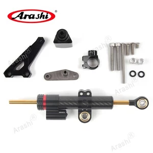 Fit For BMW S1000RR 2014 2015 Steering Damper Stabilizer+Bracket Set Black - Picture 1 of 20