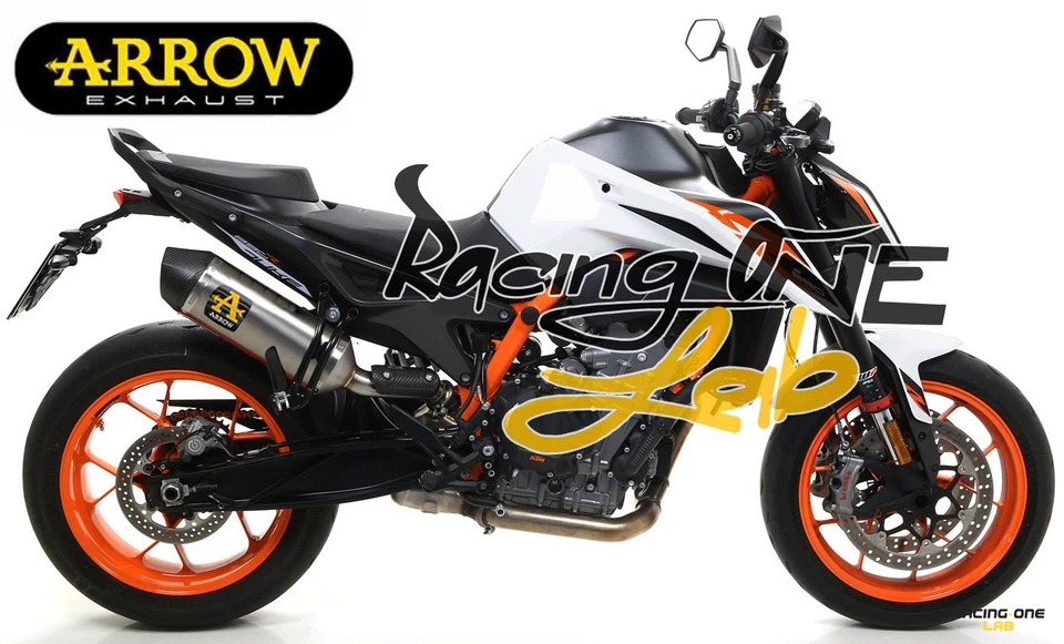 EXHAUST MUFFLER ARROW RACE-TECH TITANIUM END CAP CARBON KTM 790 890 DUKE / R - image 1 of 1