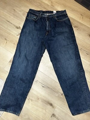Lucky Brand Dungarees Jeans Size 38 Made In USA Dark Wash - Image 1 of 4