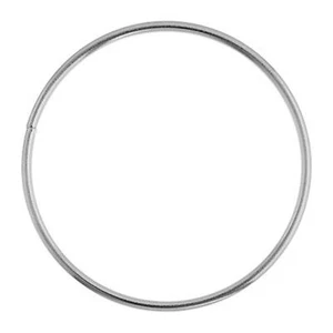 Metal Hoop Ring Silver 1.5" (38mm) Nickel - Picture 1 of 3