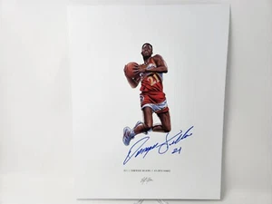 Dominique Wilkins Atlanta Hawks signierter 11x14 Fotodruck Echtheitszertifikat - Bild 1 von 2
