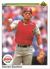 1990 Upper Deck Baseball Darren Daulton Philadelphia Phillies #418