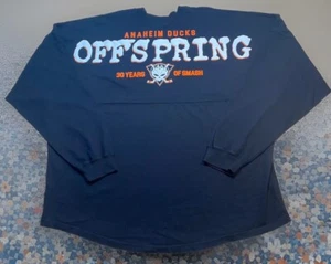 Offspring Anaheim Ducks NHL Spirit Jersey L/S Shirt NEW Hockey Puck Punks Large - Picture 1 of 9