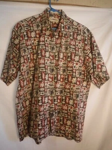 Campia Moda 100% Cotton Hawaiian Shirt Mens size XL - Picture 1 of 3