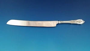 Rose Point Wallace Sterling Silver Wedding Cake Knife or Bread Knife Custom Made - Picture 1 of 2