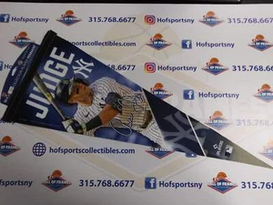AARON JUDGE NEW YORK YANKEES FELT PENNANT! - Picture 1 of 2