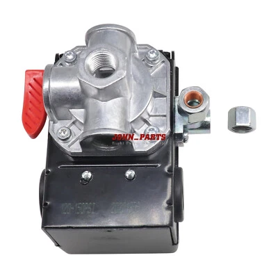 JOHN_PARTS Fits Porter Cable 150/120 PSI D26612 4 Port 120 Volts Z-D26612 Pressure Switch