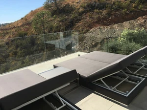 Ganzglasgeländer Balkongeländer Terrasse Treppe Brüstung (Ohne glas) - Bild 1 von 10