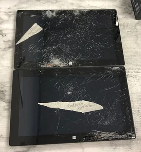 -LOT OF 2 MICROSOFT SURFACE PRO 1514 Core I5-3317U 128GB SSD 4GB RAM WIN 10 PRO - Picture 1 of 5