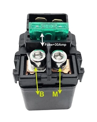 Starter Solenoid Relay For Honda 1000 VTR1000 VTR1000F SUPER HAWK 1999-2005 Foto 1 de 4