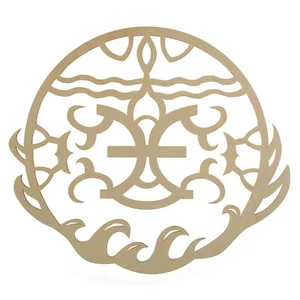 Fische Holz Sternzeichen 12 Zoll Durchmesser - Bild 1 von 4