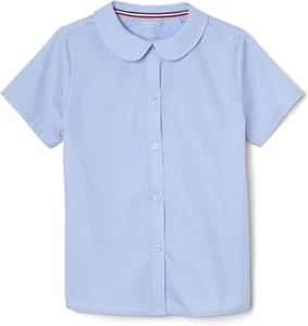 French Toast Girls' S/S Peter Pan Fitted Shirt Sz 16 - Picture 1 of 2