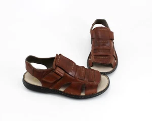 Sandalen Rieker Antistress Klettverschluss Leder braun Gr. 40 - Picture 1 of 8