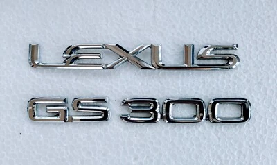 Juego de insignias emblema maletero trasero cromado Lexus GS300 1999-2005  Foto 1 de 4