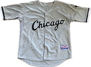 Chicago White Sox Cool Base MLB Road Jersey Gray Majestic Men's 48 XL Stitched - Picture 1 of 10