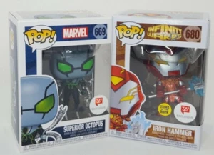 Lot of 2: Funko POP Infinity Warps Iron Hammer and Superior Octopus Figures NEW - Picture 1 of 6