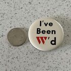 Westinghouse Broadcasting Group W I've Been W'd Vintage Pinback Button #45312