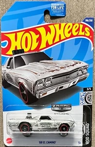 Hot Wheels 2022 Rod Squad Series #3/5 '68 El Camino #HCY38 1:64 ZAMAC #15 10 YRS - Picture 1 of 2