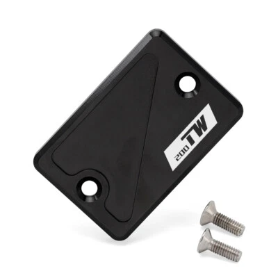 Tapa de cubierta de líquido depósito de freno delantero CNC para Yamaha TW 200 2002-2022 TW200 2020 Foto 1 de 4